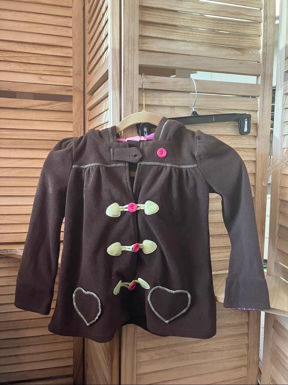 Kids Head-Quarters Brown Fleece Jacket 5